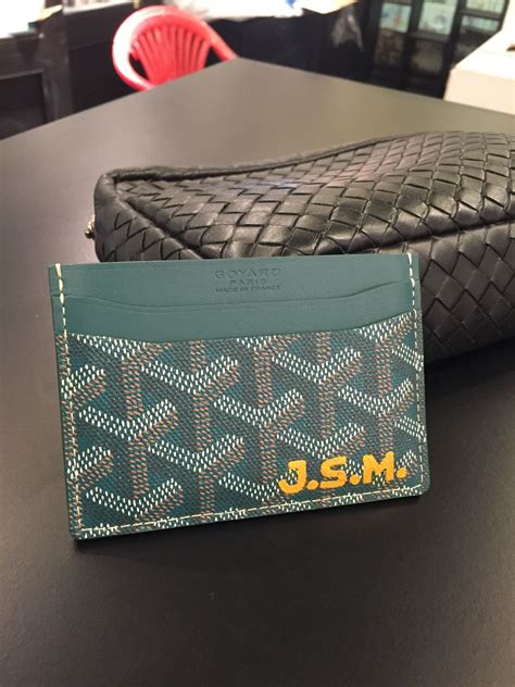 true goyard card holders